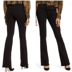 Citizens of Humanity High Rise Boot Cut Jeans Black Amber Stretch Womens Sz 25